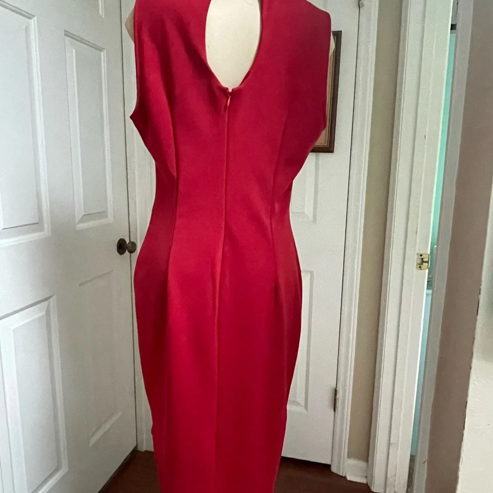 Ice Red Midi Dress - Picture 5 of 8